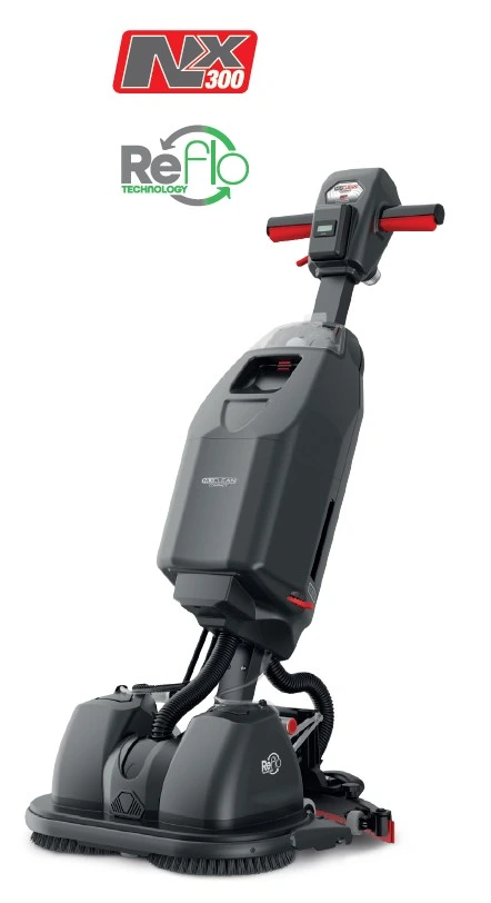 Schrobzuigmachine 440NX +1x NX300 batterij NuClean Compact 