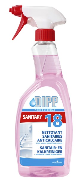 Sanitair- kalkreiniger DIPP sprayflacon (flacon à 750ml)
