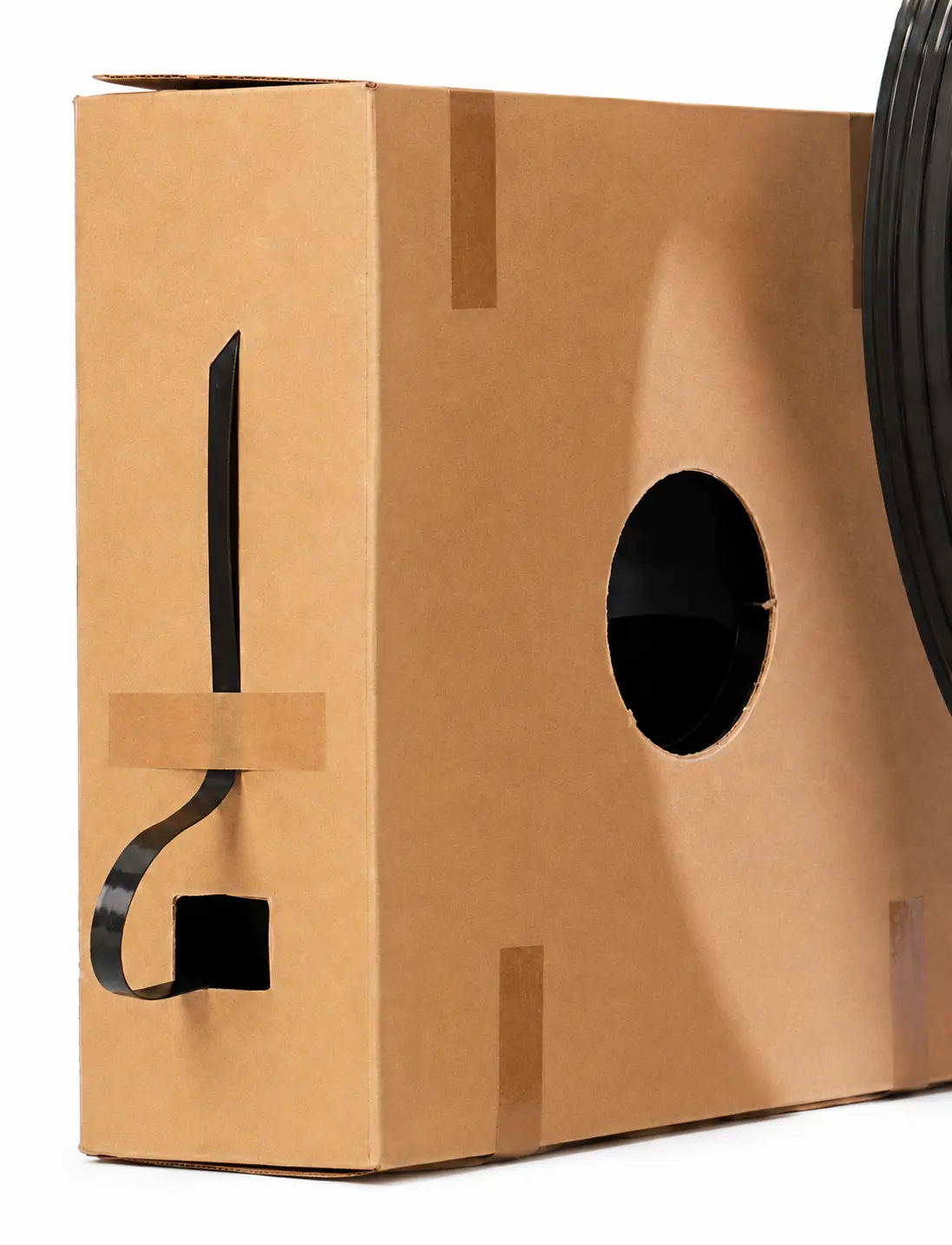PP Strapband 12mmx1000m 45mu Treksterkte 120kg Zwart