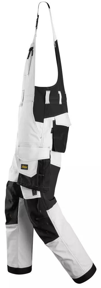 Amerikaanse overall stretch wit/zwart Snickers 6051