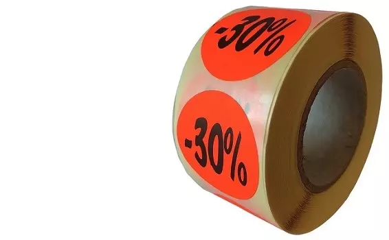 prijstangen en etiketten