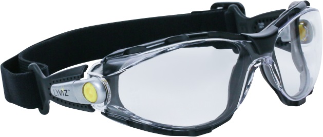 Veiligheidsbril Pacaya helder elastische hoofdband water-olie afstotend Premium