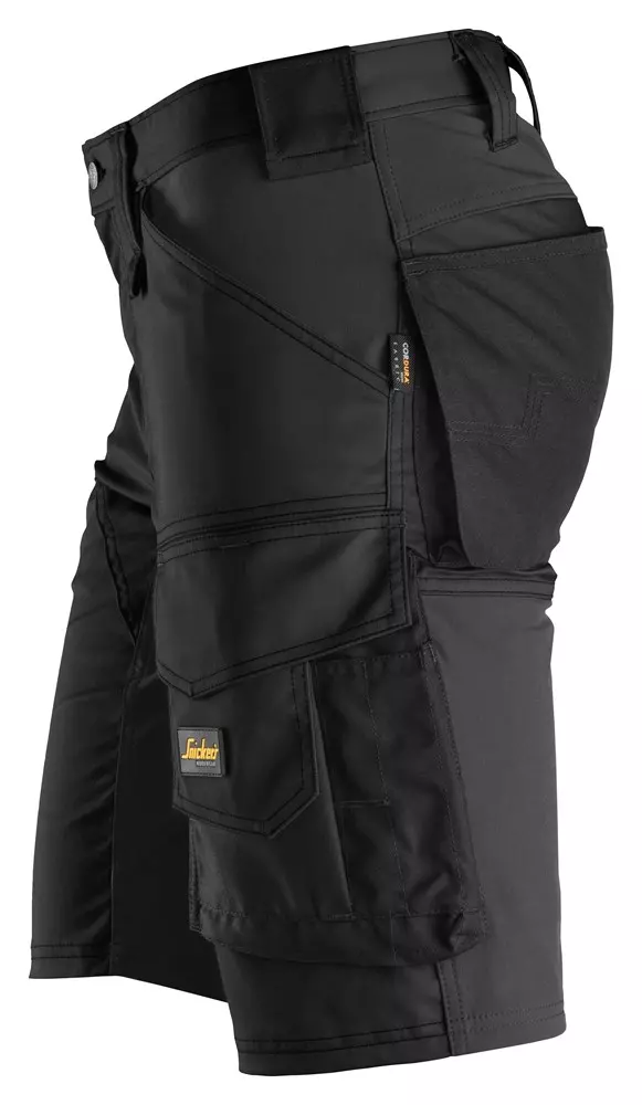 Snickers Korte Werkbroek 6143 Stretch Zwart 