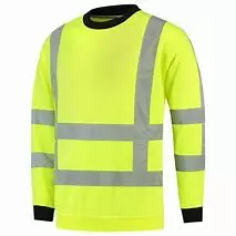 Sweater fluor geel TS-RWS