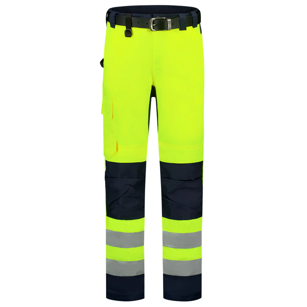 Werkbroek High Vis Bicolor Fluorgeel-Ink