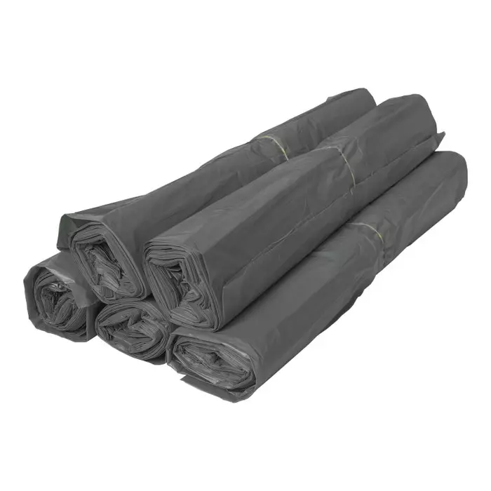 Afvalzak LDPE 50x60cm T20 Grijs