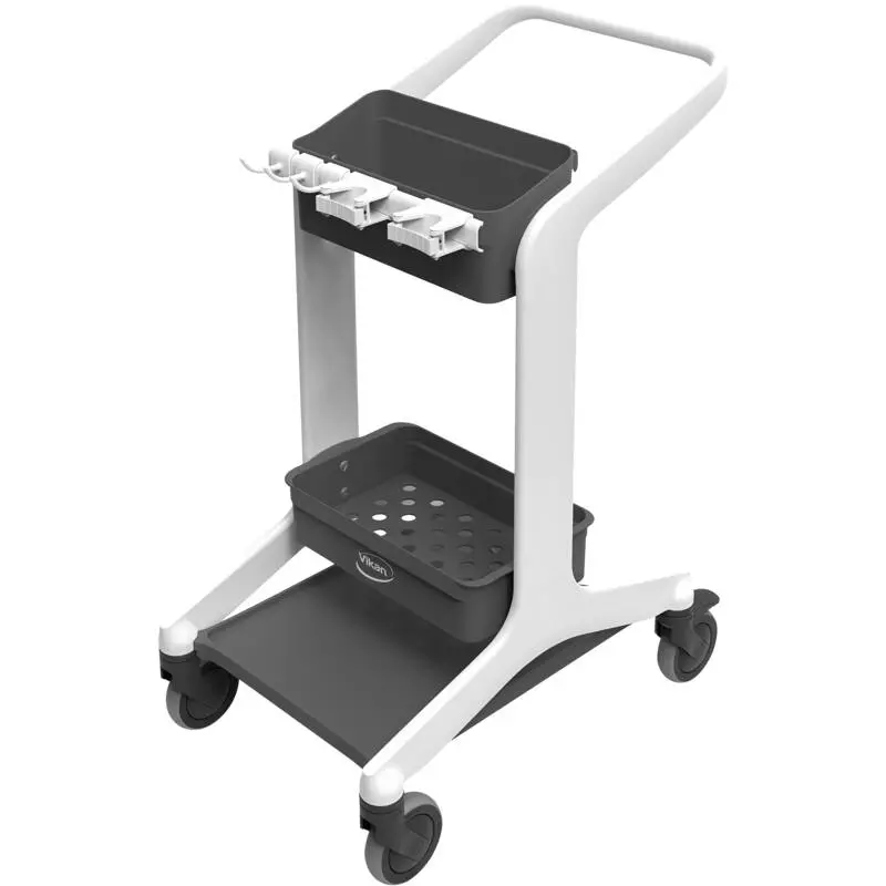 Vikan HyGo Mobiel Reinigingsstation Ongemonteerd Wit 