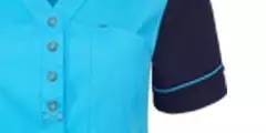 Zorgjas Carmen Azuurblauw/Marine De Berkel Dames Borst