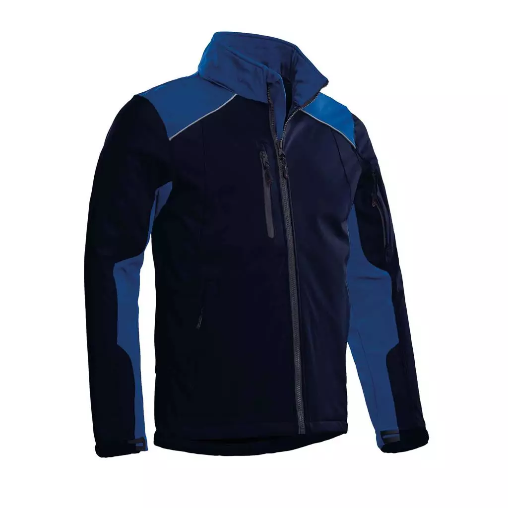 Softshell jack Tour marine/kobaltblauw