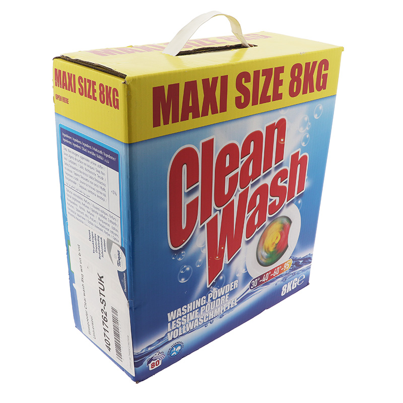 Waspoeder Cleanwash 8kg wit en bont Universeel