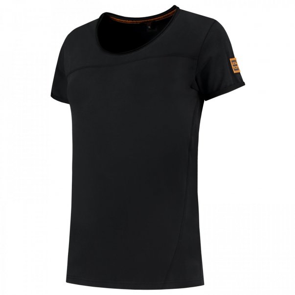 T-shirt Premium Naden dames zwart