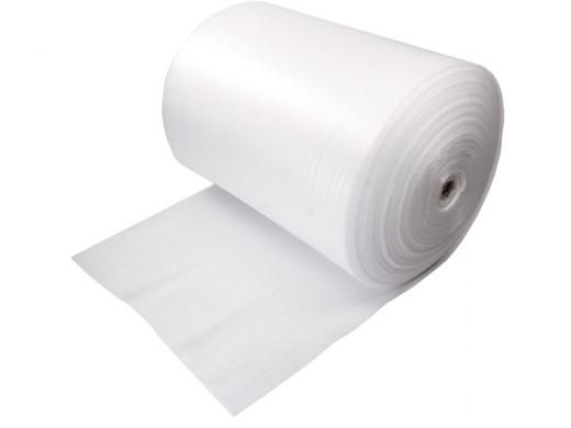 Schuimfolie rol 50cmx500m dikte 1mm wit