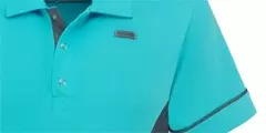 Herenpolo turquoise Taco de Berkel