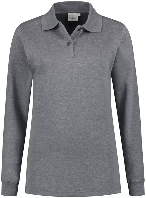 Santino Polosweater Rick Ladies Dark Grey