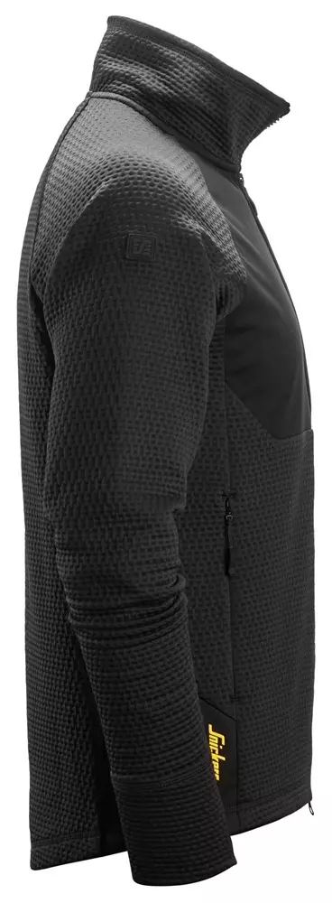Jas Flexwork tussenlaag zwart 8404 Softshell winddichte stof op de borst