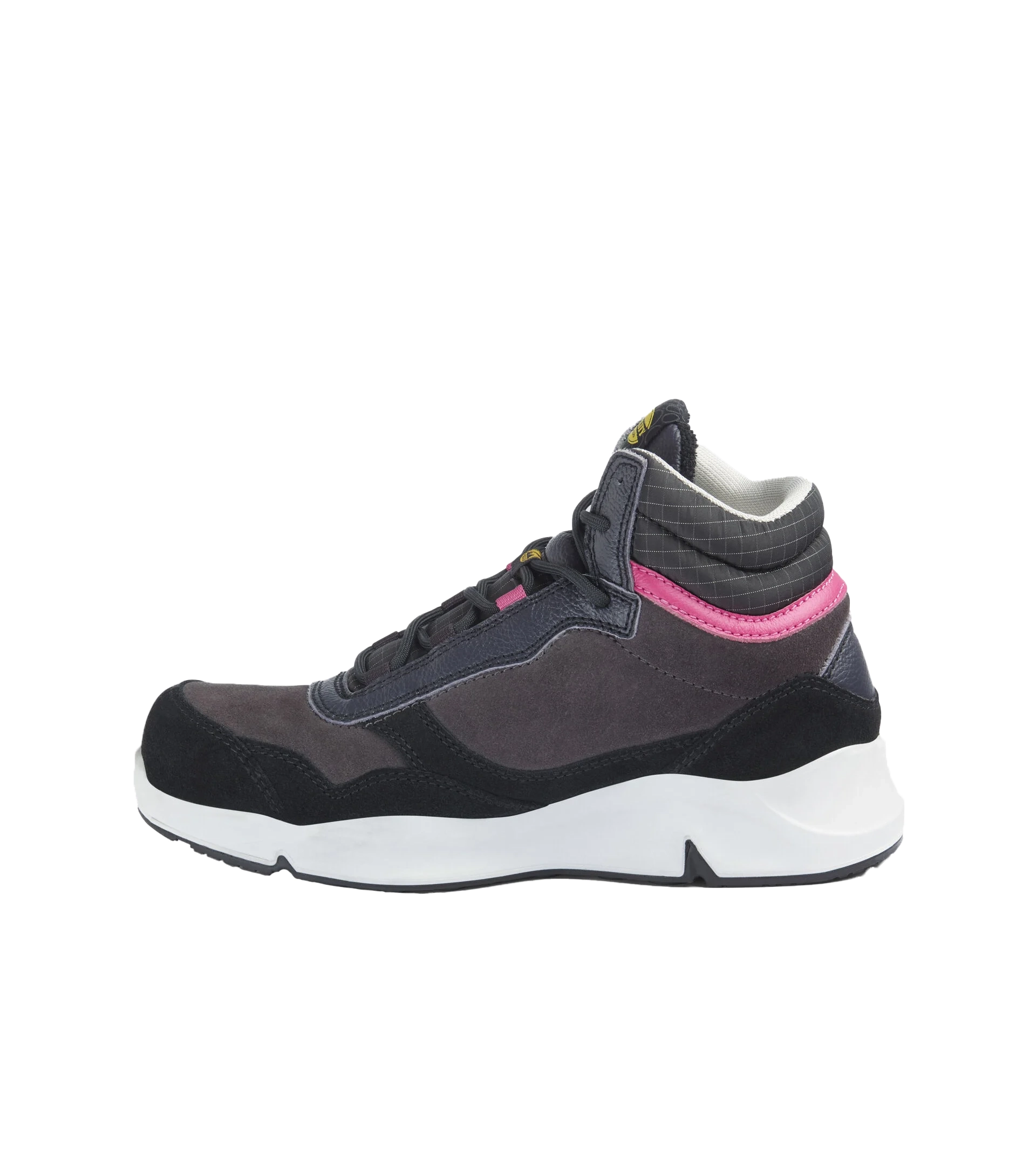 Diadora Athena High S3 Veiligheidsschoen Iron Raspberry