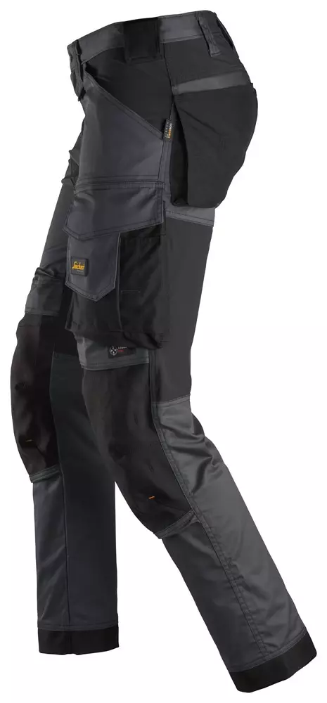 Snickers Werkbroek 6341 Stretch Grijs/Zwart