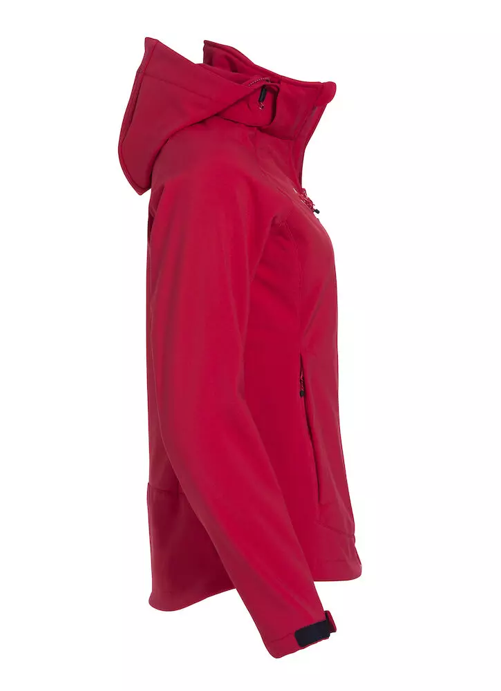 Softshell Jas Dames Milford Rood Clique