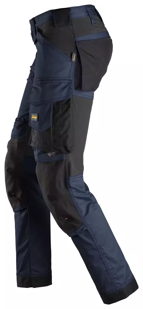 Werkbroek heren stretch marine met zwart Snickers 6341