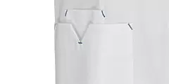 Zorgjas Jaimy Wit/Blauw De Berkel Unisex Zakken