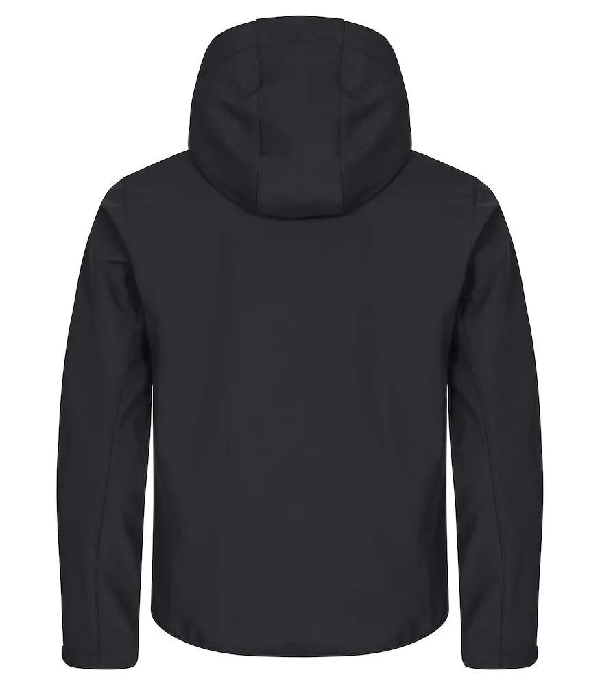 Hooded softshell Clique zwart