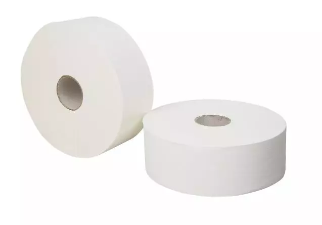 Maxi Jumbo Toiletpapier 2-laags 90mmx350m 6 rollen