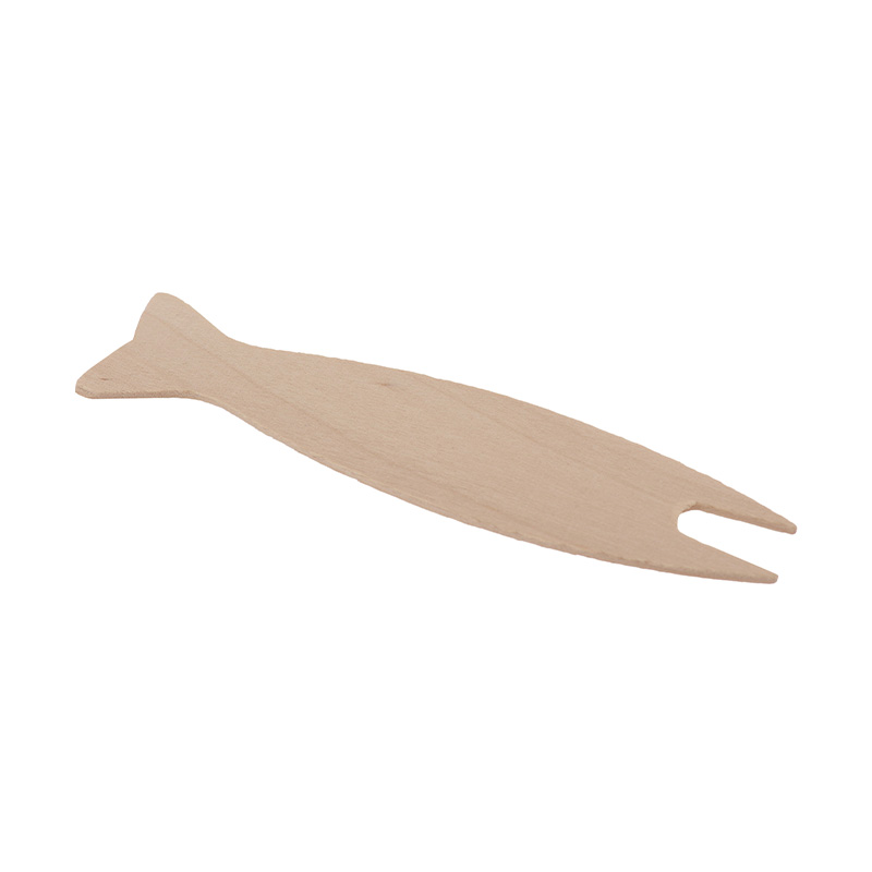Visvorkje hout 95mm FSC® 60027 dispenserbox à 500st (doos à 12st)