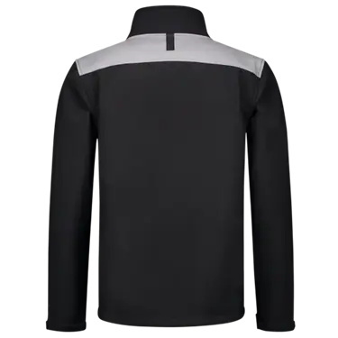 Softshell Bicolor Naden zwart/grijs