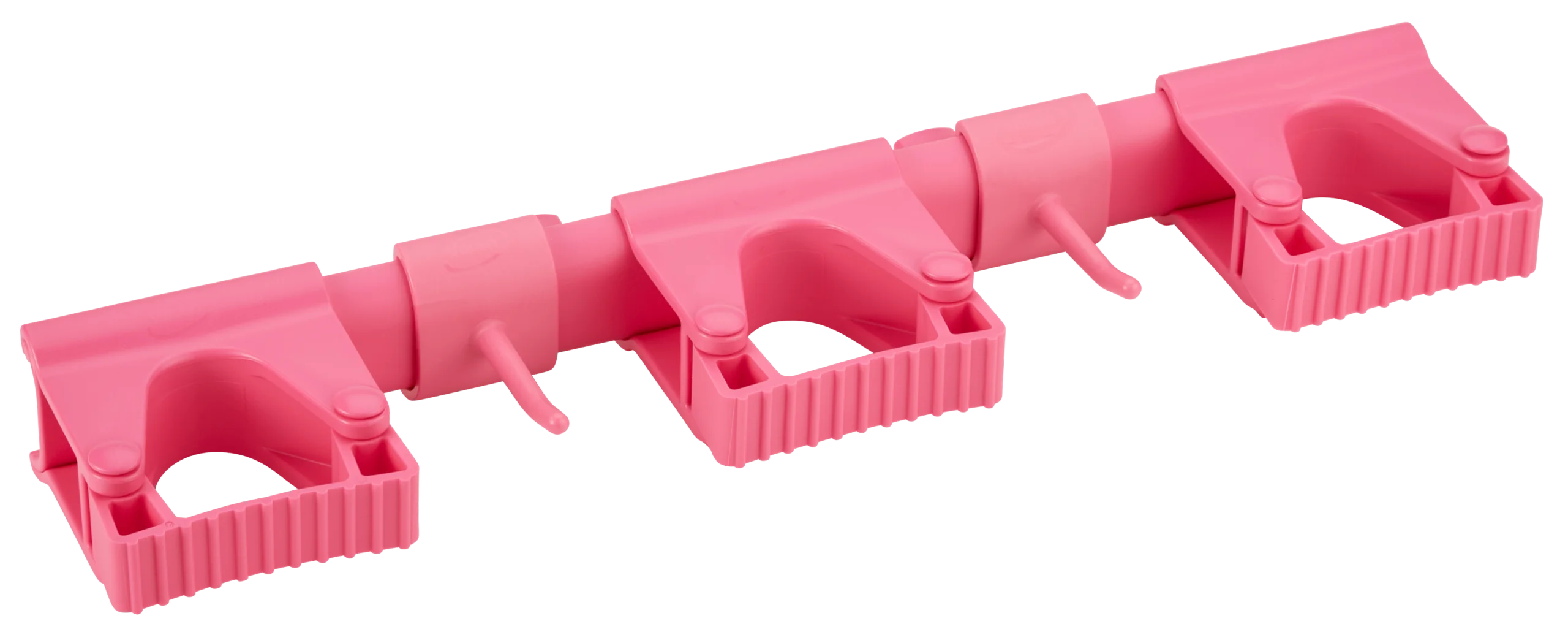 Vikan Ophangsysteem Hi-Flex 3 klemmen & 2 haken Roze