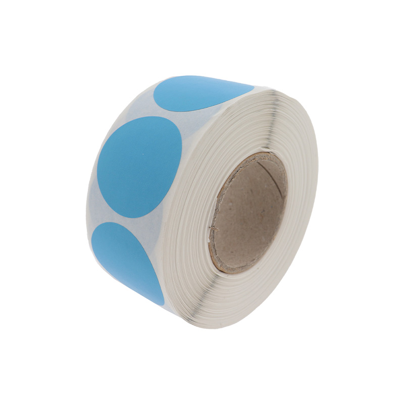 Etiket Rond Ø35mm Blauw Permanent 1000 stuks