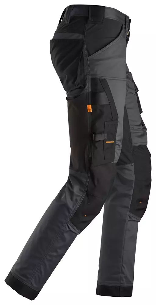 Snickers Werkbroek 6341 Stretch Grijs/Zwart