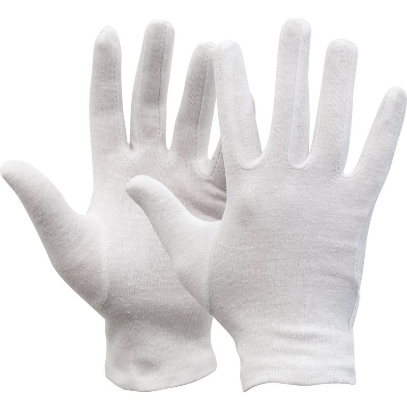 Handschoen katoen wit extra small (pak à 12st)