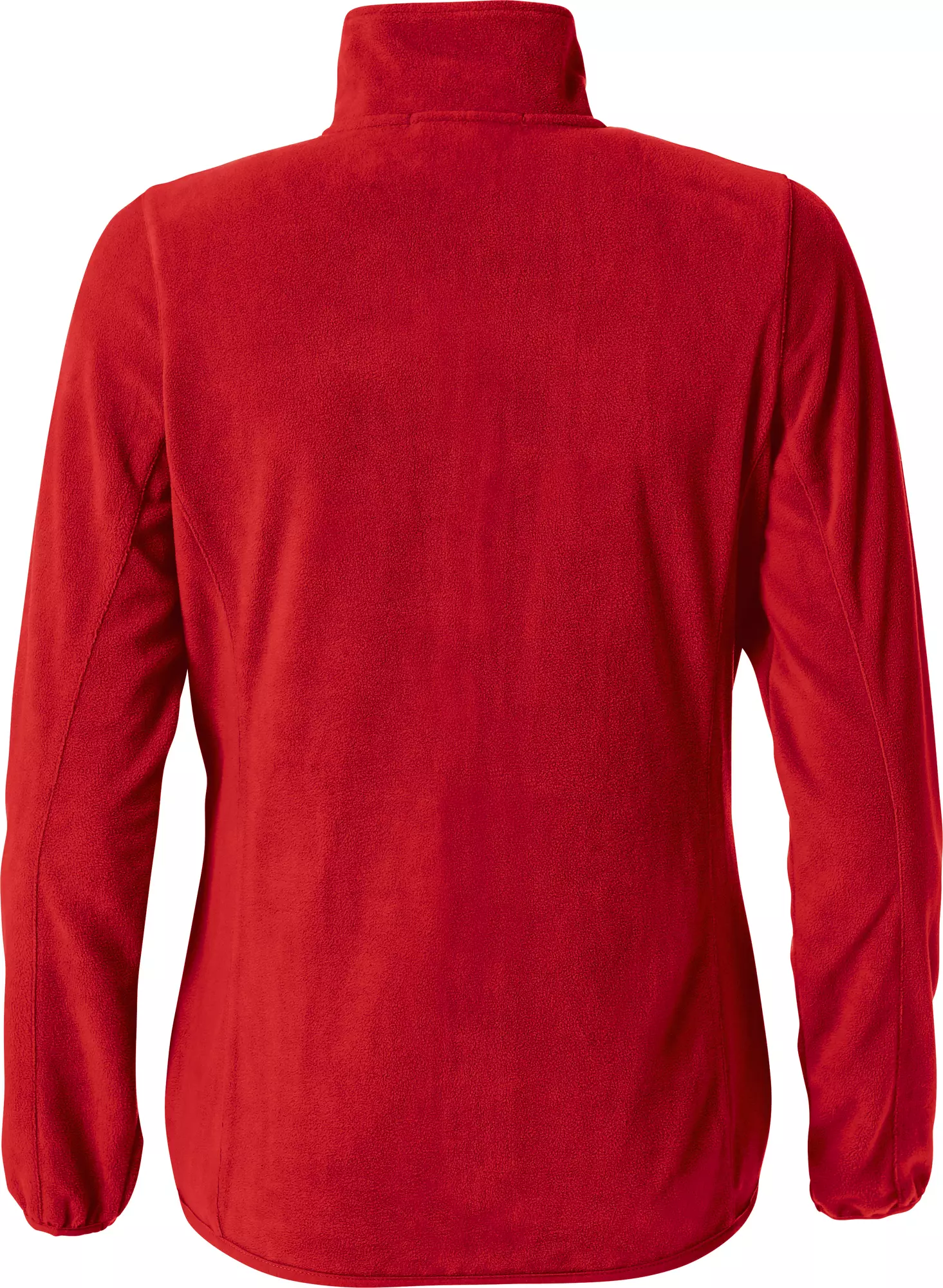 Basic micro fleece vest dames rood