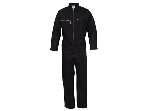 Rally overall zwart katoen