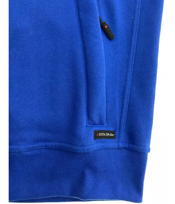 Sweatjack Toronto korenblauw/marine