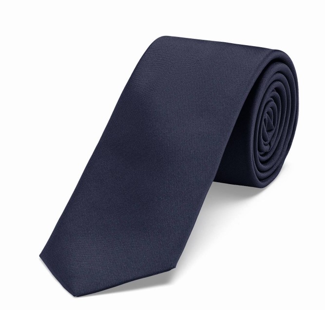 Stropdas Slimline marine 6918 Greiff