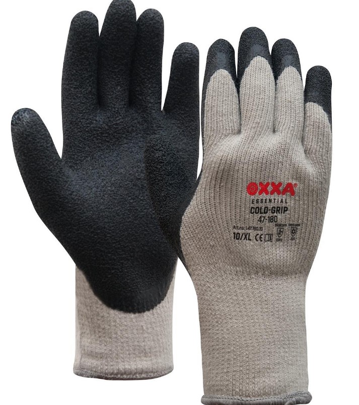 Handschoen zwart Coldgrip M-safe