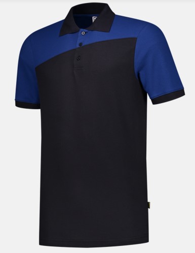 Polo Bicolor Naden navy royal blue