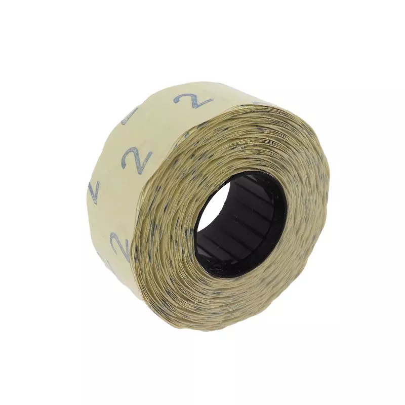 Prijsetiket 26x16mm Wit Permanent 1100 stuks