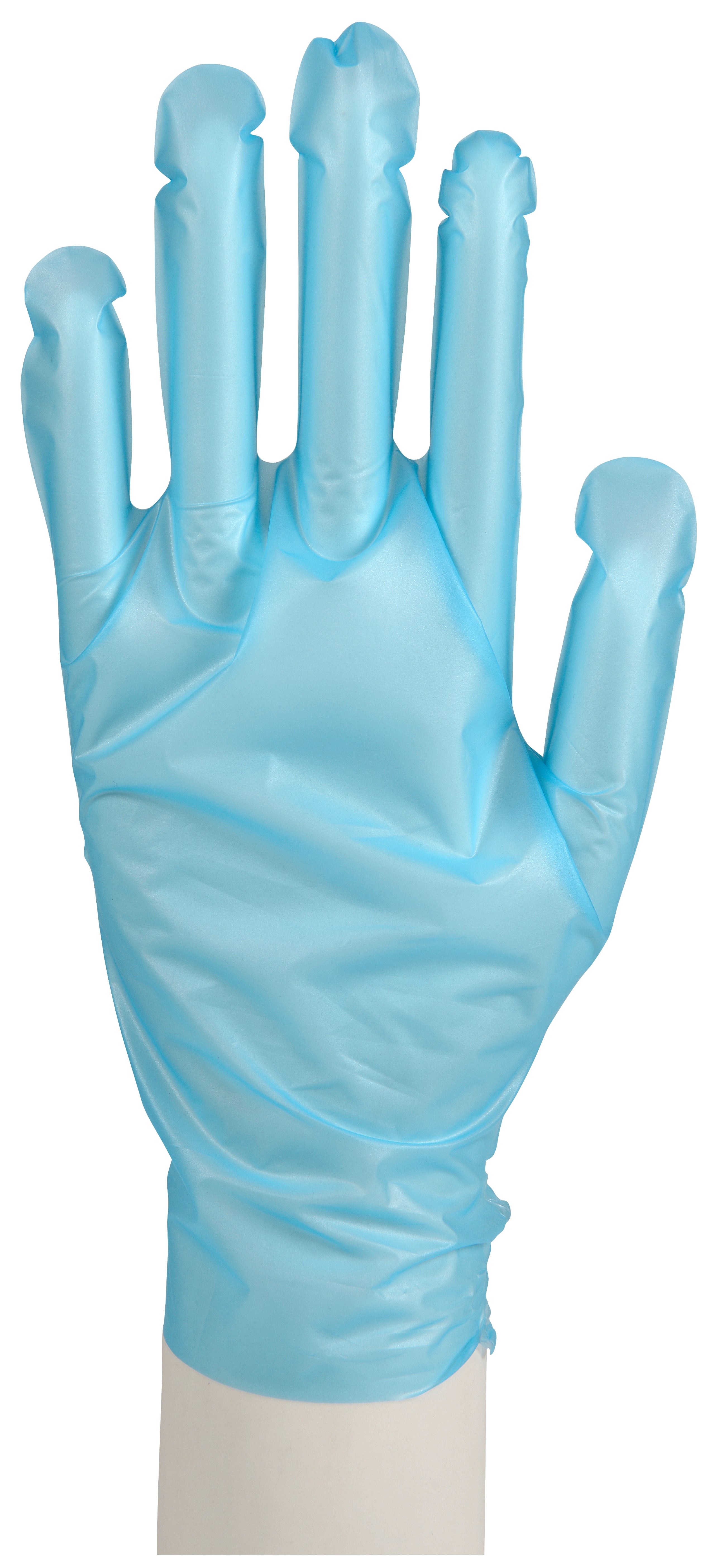 Handschoen blauw TPE maat S (uitloop,geen retourrecht)
