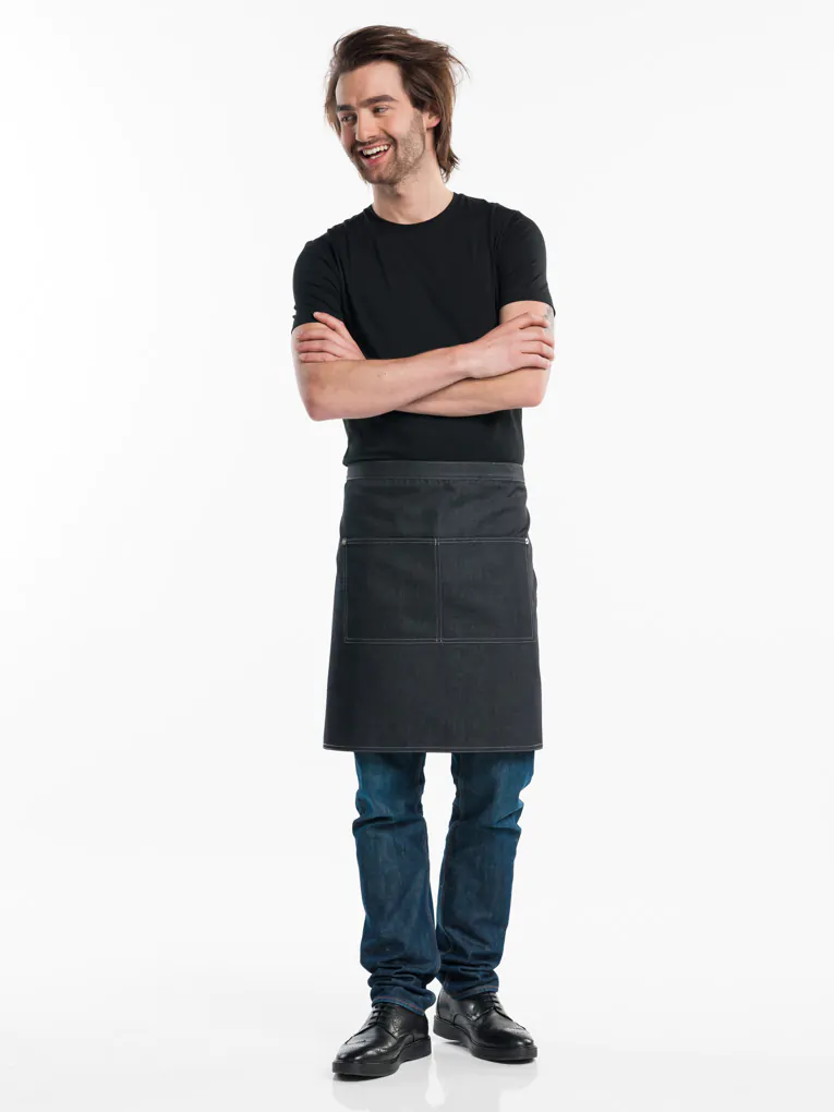 Sloof Apron Black Denim W90 - L50 88199