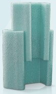 Hoekprofiel U-fix 60mm 100x100mm Ocean Green (doos à 200st)
