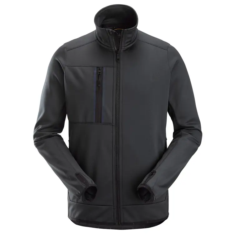Fleece jas met rits 8059 Snickers staalgrijs