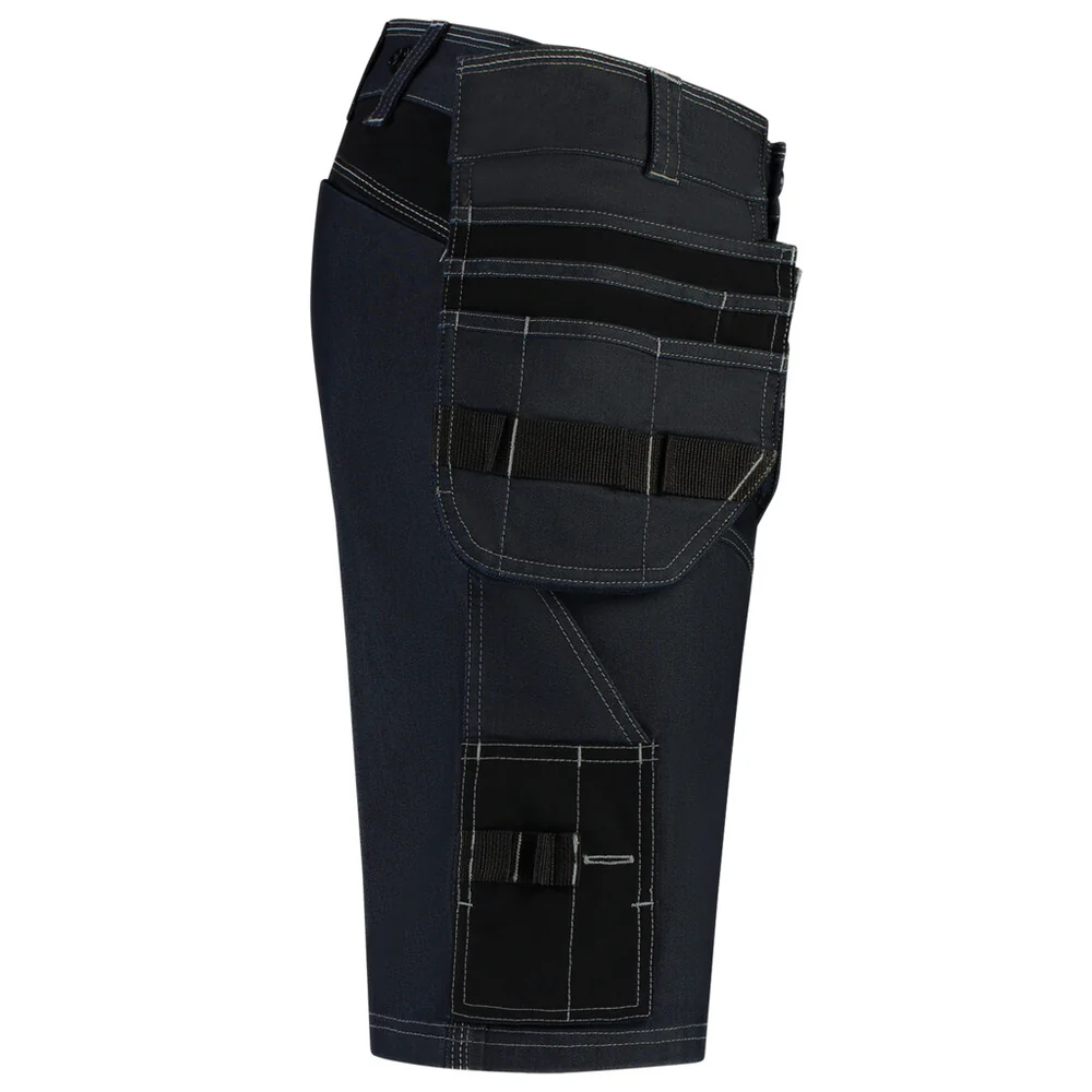 Korte werkbroek jeans functional stretchredefined ink