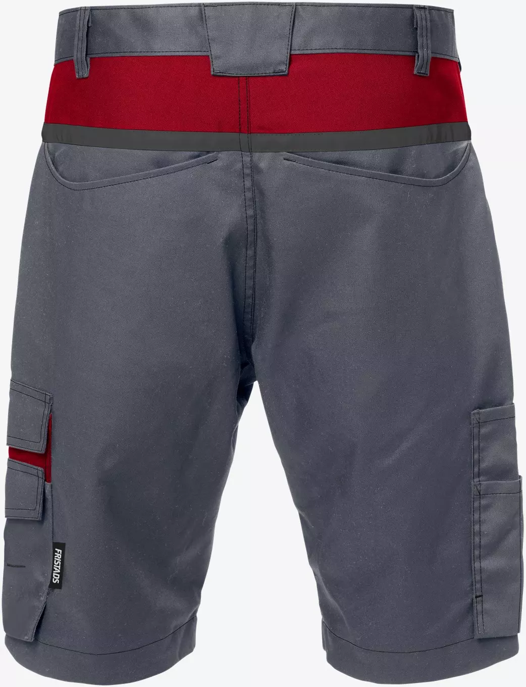 Fristads Korte Werkbroek 2562 - Grijs/Rood Fristads Korte Werkbroek 2562 - Grijs/Rood