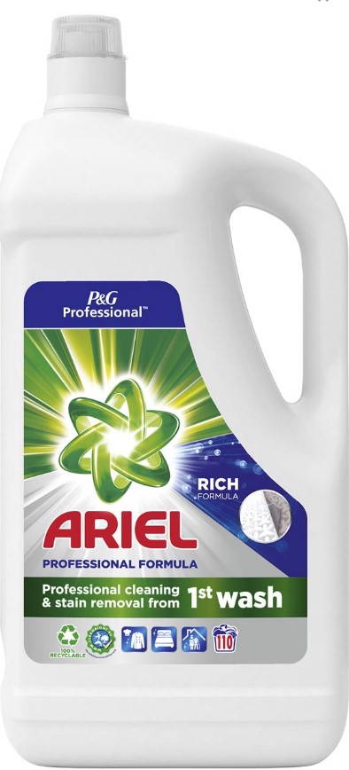 Wasmiddel Ariel regular vloeibaar 4,95l 110 wasbeurten , zonder bleek