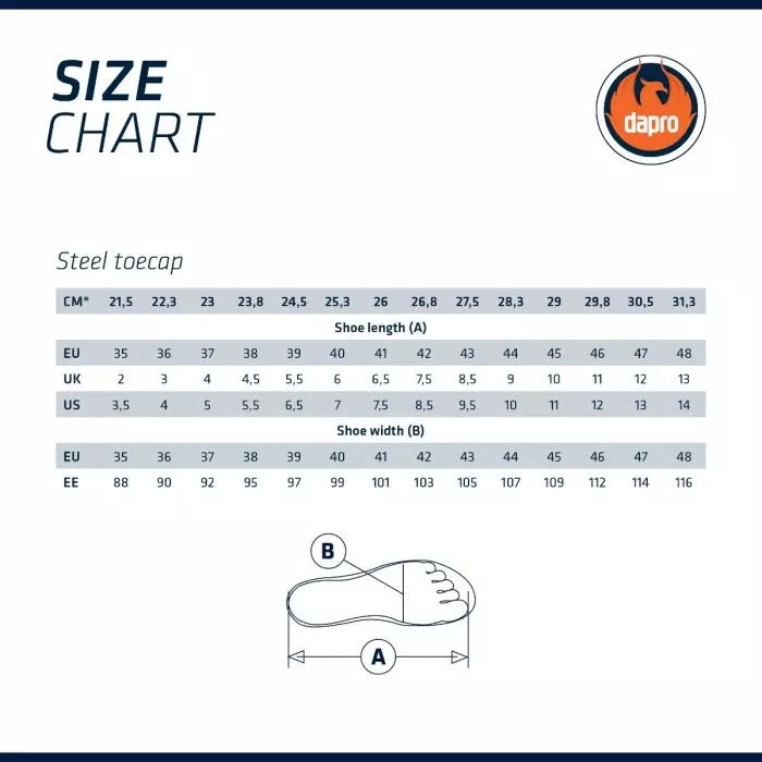 Dapro Noble High S3 Veiligheidsschoen - Zwart