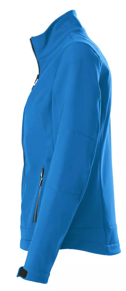Softshell Jas Trial Dames Blauw Printer
