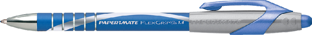 Balpen Papermate Flexgrip Elite Drukknop blauw