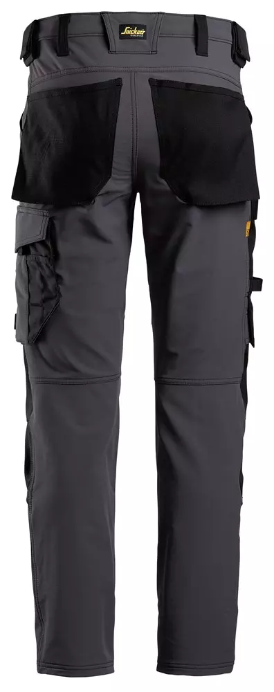 Snickers Werkbroek 6371 Full-Stretch Staalgrijs/Zwart